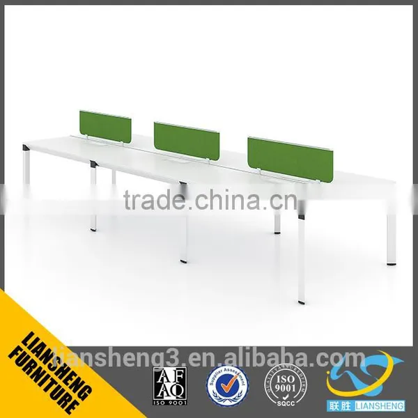 2016 6 seater workstation hp computer workstation cheap price white color