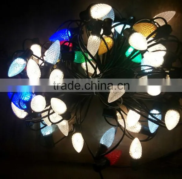 C9 String Light,UL Wire,E17 Base