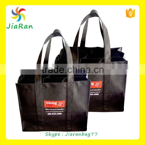 2015 Wine Tote Bag, 6 Bottle Wine Bag, Non Woven Wine Bag