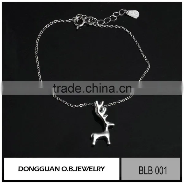 Fashion Wholesale 925 Sterling Silver Smart Bracelet Charms Jewelry photo-2
