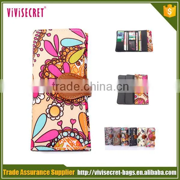 Vivisecret New Design Wallet Card Holder Fashion Printing Nylon Wallet for Lady photo-3