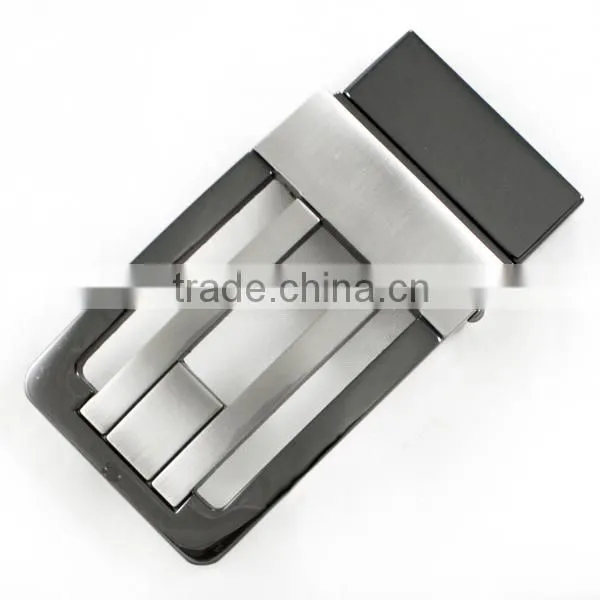 Men's Classic Design Double Prong Reversible Belt Buckle photo-5