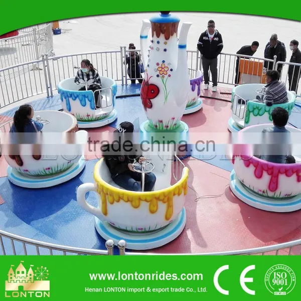 Indoor Kids Amusement Rides for Sale Rotary Cup Game Family Park Ride Equipment photo-5