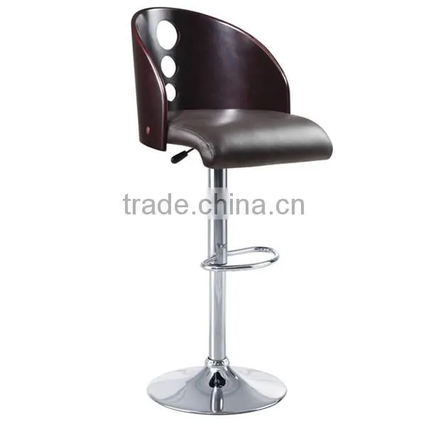 Wooden Adjustable pu Cushion Bar Stools Wholesale ,bar Chair for Home, Cafe and Club photo-4