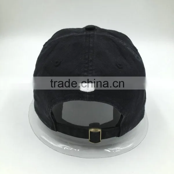 Wholesale Unconstructed Brushed Cotton Washed Baseball Cap photo-3