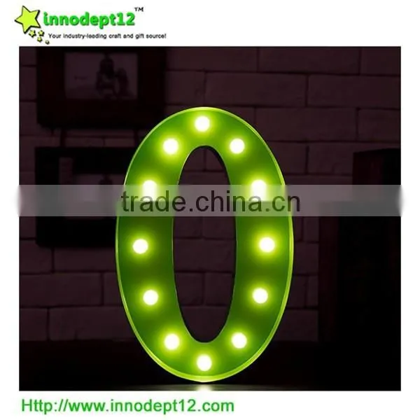 Best Selling Products Large Metal Letters With Led Lights
