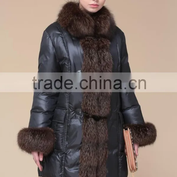 2017 Women Classic Black Outerwear Cotton Padded Down Vest/winter Jacket/down Jacket photo-4