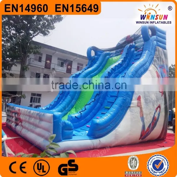 Giant Spiderman Free Fall Inflatable Slide for Adult photo-2