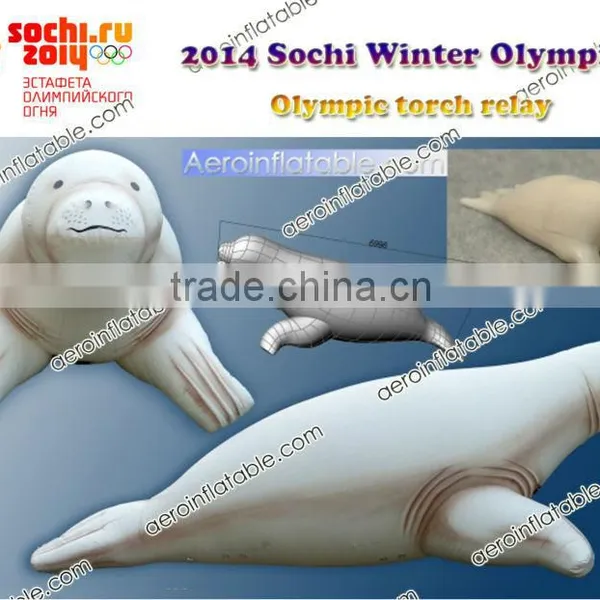 2014 Sochi Winter Olympics Inflatable Walrus Marine Animal photo-5