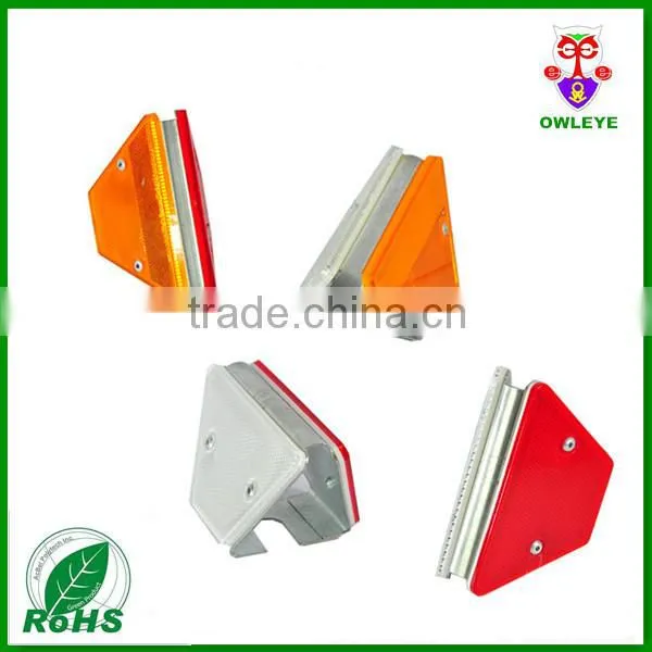 Reflective Guardrail Delineator Reflector, Road Marking Product Guardrail Reflector,yellow Reflector photo-3