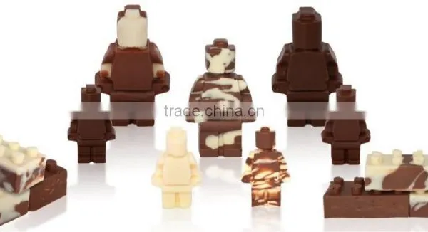 BPA Free Lego, Lego Building Bricks and Figures Silly Candy Molds Ice Cream Tools & Silicone Ice Cube Trays photo-5