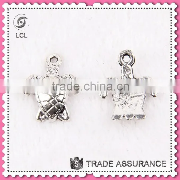 Vintage Animal Pendant Owl Shaped, for Necklace Imitate Silver Owl Pendant photo-2