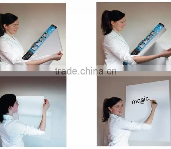 Kawachi Whiteboard Wall Sticker Removable Vinyl Sticker Decal With One Free Pen (45 x 200 Cm) photo-4