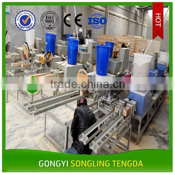 Hot Presses Wood Sawdust Trays Block/pallet Foot Making Machine photo-2