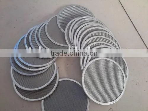 Stainless Steel 304 Plain Framed Filter Mesh Flake/filter Disk/filter Screen photo-3