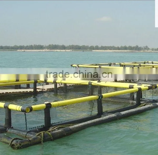 Square Aquaculture Fish Farming Fishing Net Cages for Sale