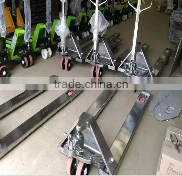 New 2000kg Stainless Hand Pallet Jack photo-4