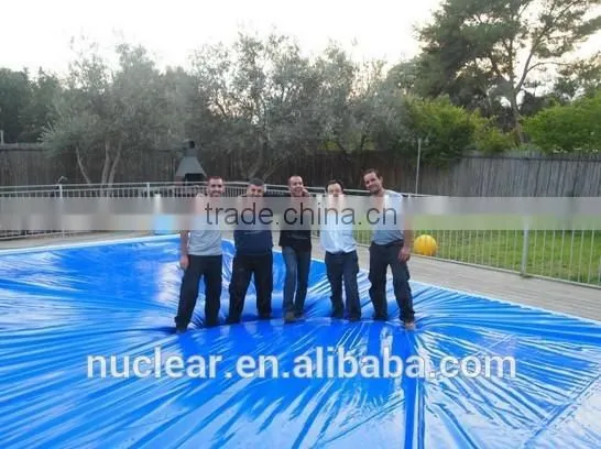 Outdoor Indoor Waterproof Pvc Fabric Swimming Pool Cover photo-2