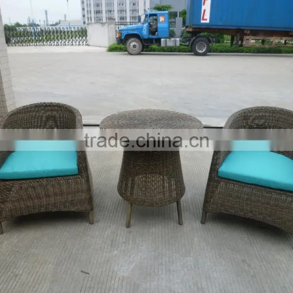 New PE Rattan Outdoor Furniture Garden Cafe Table Set photo-4