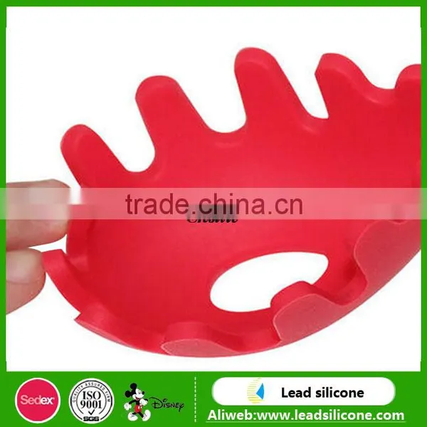 9PCs Red Silicon Kitchen Cooking Utensil Tool Set, Hi-heat Cooking photo-5