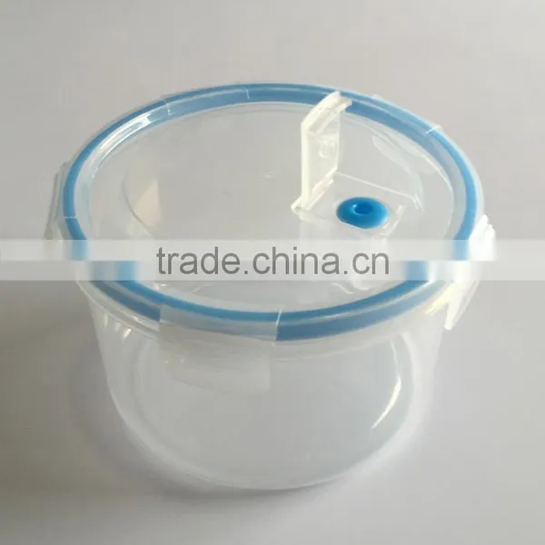Microwave 600ml Plastic PP Round Crisper With Lock photo-3