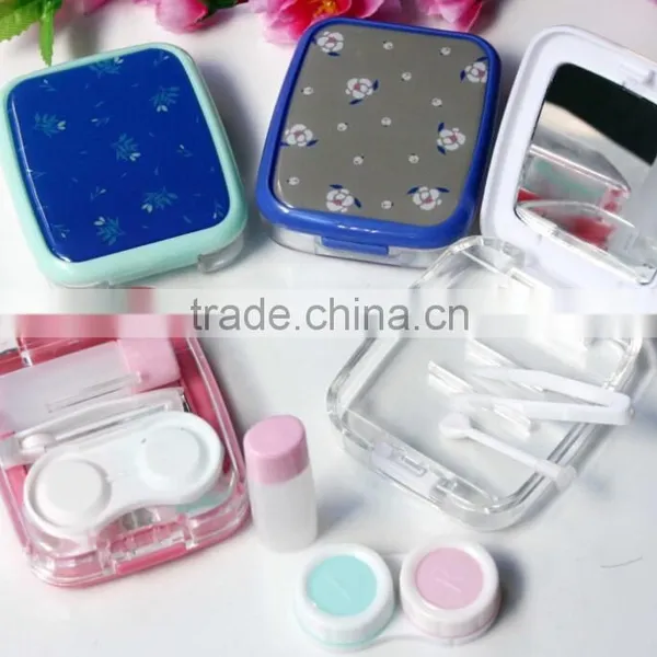 Supply Fashion Cute Floral Contact Lens Box photo-3