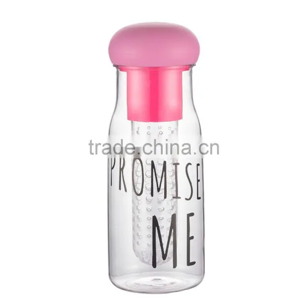 BPA Free Fruit Infuser Plastic Joyshaker Water Bottle photo-3