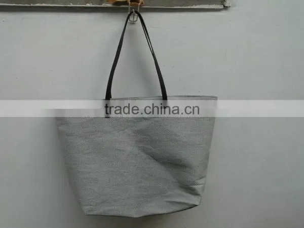 Simple Style Canvas Tote Shopping Bag photo-3
