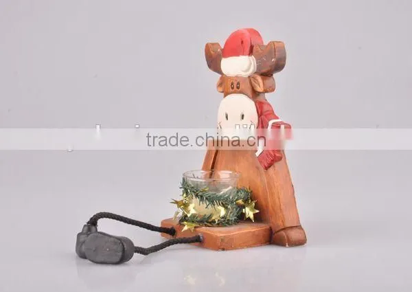 Home Decoration Candlestick/Ceramic Deer Candle Holder photo-2