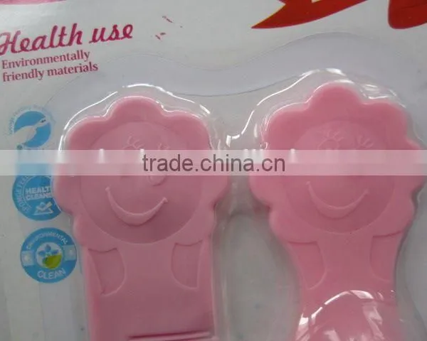 Plum Blossom Shaped Comb With Brush for Children/plastic Hair Brush photo-4