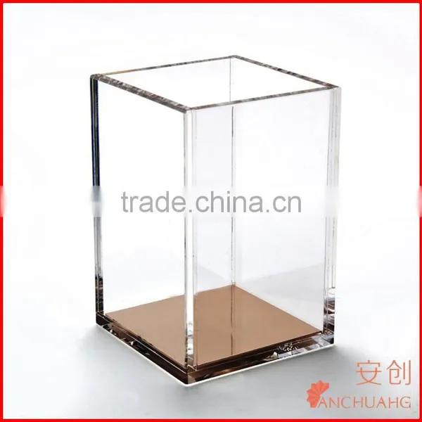 Cube Acrylic Pencil Cup Pen Holder photo-3