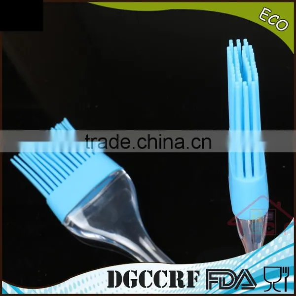 NBRSC BBQ Oil Pastry Silicone Rubber Basting Brushes With Clear Transparent Handle photo-2