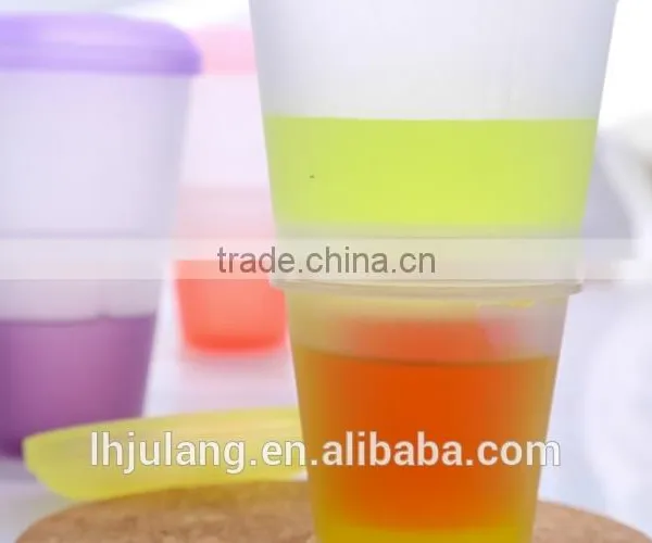 2017 Wholesale Plastic Cereal to Go Breakfast Cup /plastic Cereal Cup With Spoon photo-2