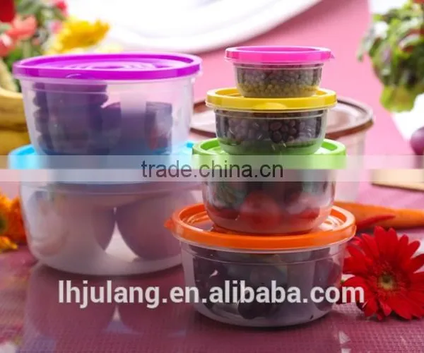 BPA-Free Plastic Food Container Set/ 7pcs Plastic Food Storage Container Set photo-3