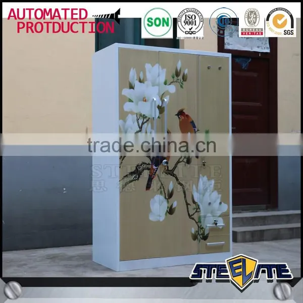 Steel Almirah Designs for Bedroom 3 Door Steel Wardrobe Godrej-almirah-designs photo-4