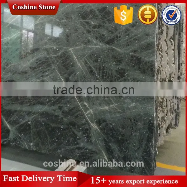 Galaxy Light Green Marble Slab Bathroom Floor Tile photo-3
