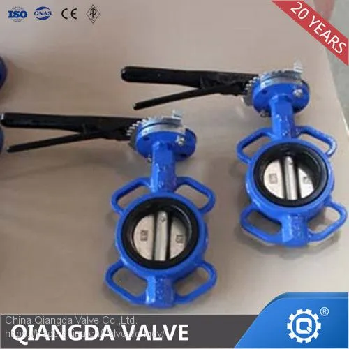 Rubber Centric Lined Wafer Type Butterfly Valve photo-4