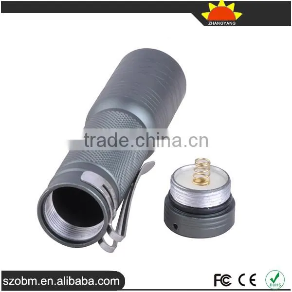 Wholesale Price XP-E LED 650 Lumens 3 Mode Tail Switch Aluminum LED Flashlight Torch photo-2