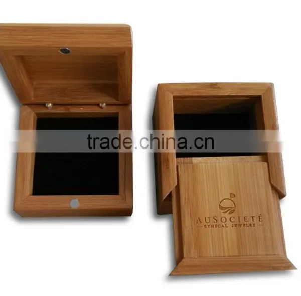 Unique Bamboo Box for Jewelry / Gift Packing photo-4