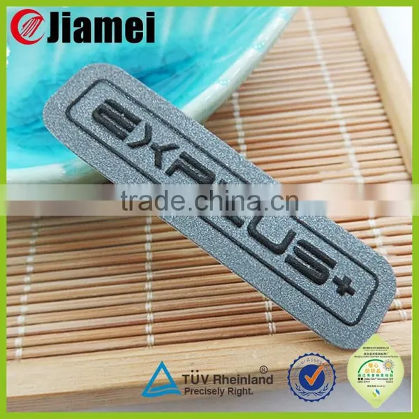 Custom Garment Pvc Logo Embossed Reflective Label/patch/tag photo-3