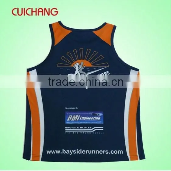 Customize Design Running Singlet for Men ,custom Running Singlet,custom Spandex Running Singlets photo-2