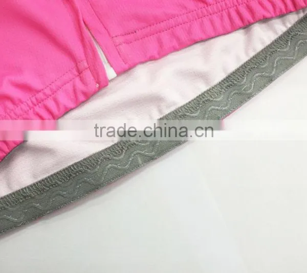 Custom Bicycle Uniforms,Cycling Jerseys, Plain Hot Pink Design photo-6