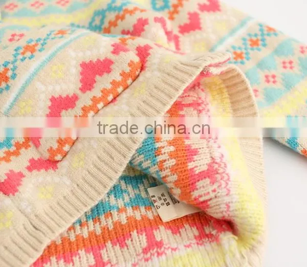 Wholesale Latest Cotton Knitting Children Kid Ugly Christmas Sweater for Girl photo-4
