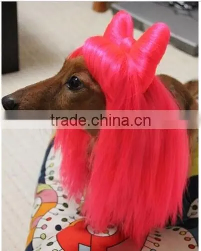 Original Pet Wigs Dog Cat Costumes High Quality Japanese Fibre photo-3