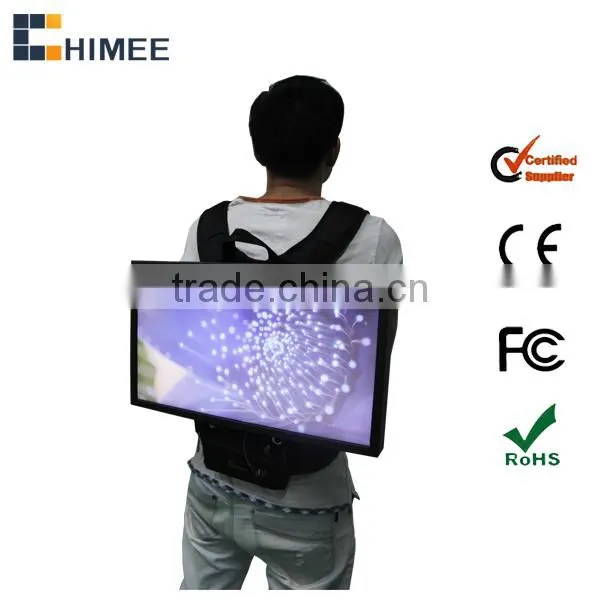 HQ220-P1 Backpack Billboard for 22inch Portable Moving ad Players photo-2