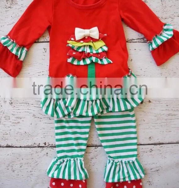 Giggle Moon Remake Outfits Girls Boutique Sets Smocked Children Clothing Christmas Baby Clothes Baby Outfit photo-5