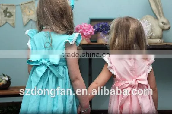 Wholesale Boutique Girl Clothing Girls Party Dresses Easter Boutique Outfits 2017 photo-3