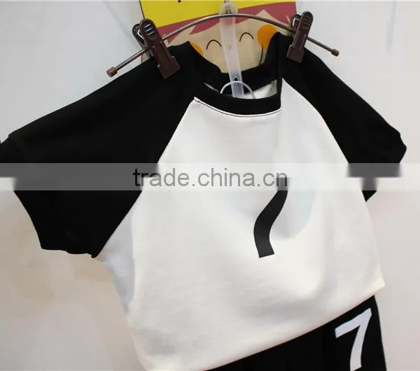 Hot Sale Kids Wear,knit T-shirt+pants Girls Boutique Summer Outfits Children Summer Clothes Set photo-5