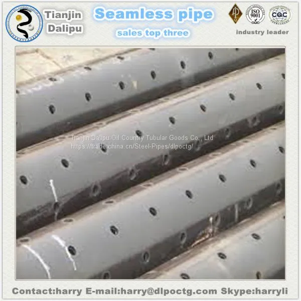 Stainless Slotted Liner Perforated Drainage Pipe Slotted Pipe photo-3