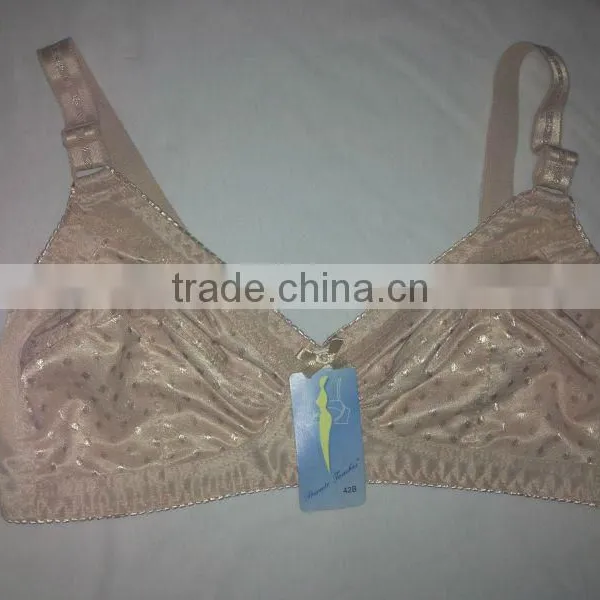 Ladies Bra in Microfiber Jacquard Fabric